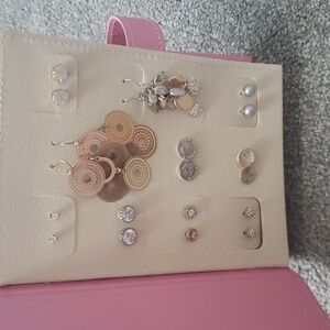 Earrings and case
